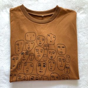 SHEIN Faces Shirt